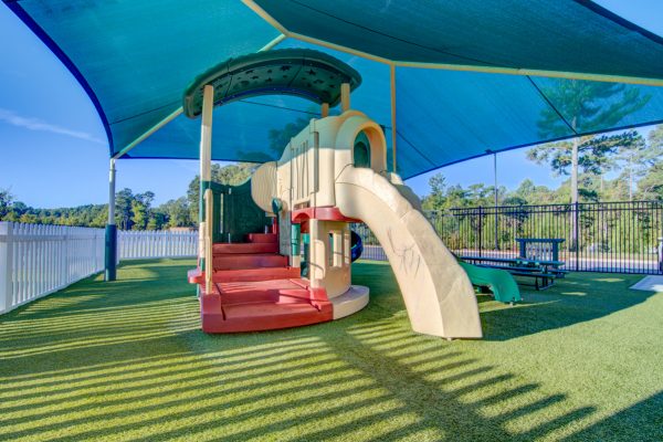 playground at Lightbridge Academy 360 Tour of Day Care in Holly Springs, NC