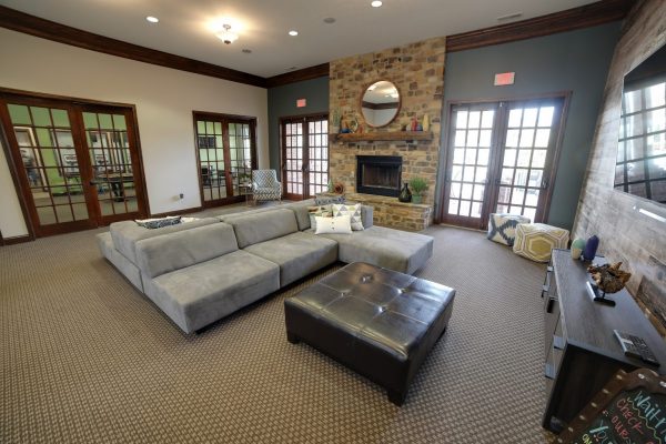 lounge at Canyon Club at Perry Crossing, Apartment building in Plainfield, IN