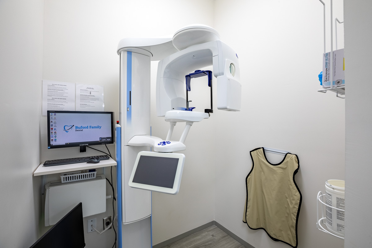 x-ray imaging machine at Buford Family Dental, Buford, GA 360 Virtual Tour for Dentist