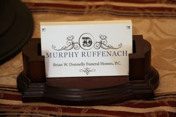 Murphy Ruffenach & Brian W. Donnelly Funeral Homes Philadelphia PA business card