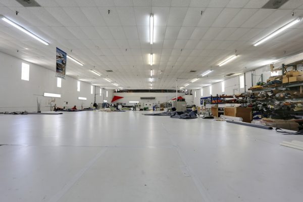 Production room of Hoover Architectural Products and canvas awnings in florida