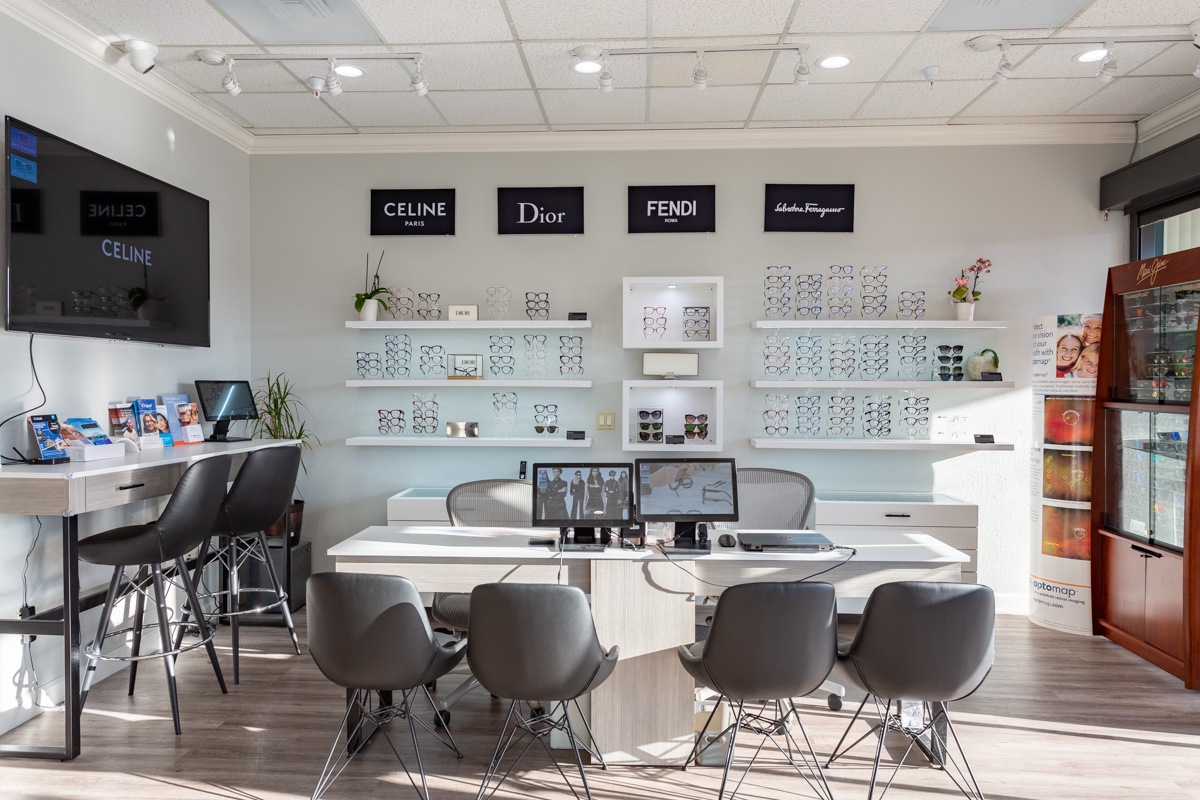 store interior of Bella Eye Care Optometry, Newark, CA 360 Virtual Tour for Optometrist