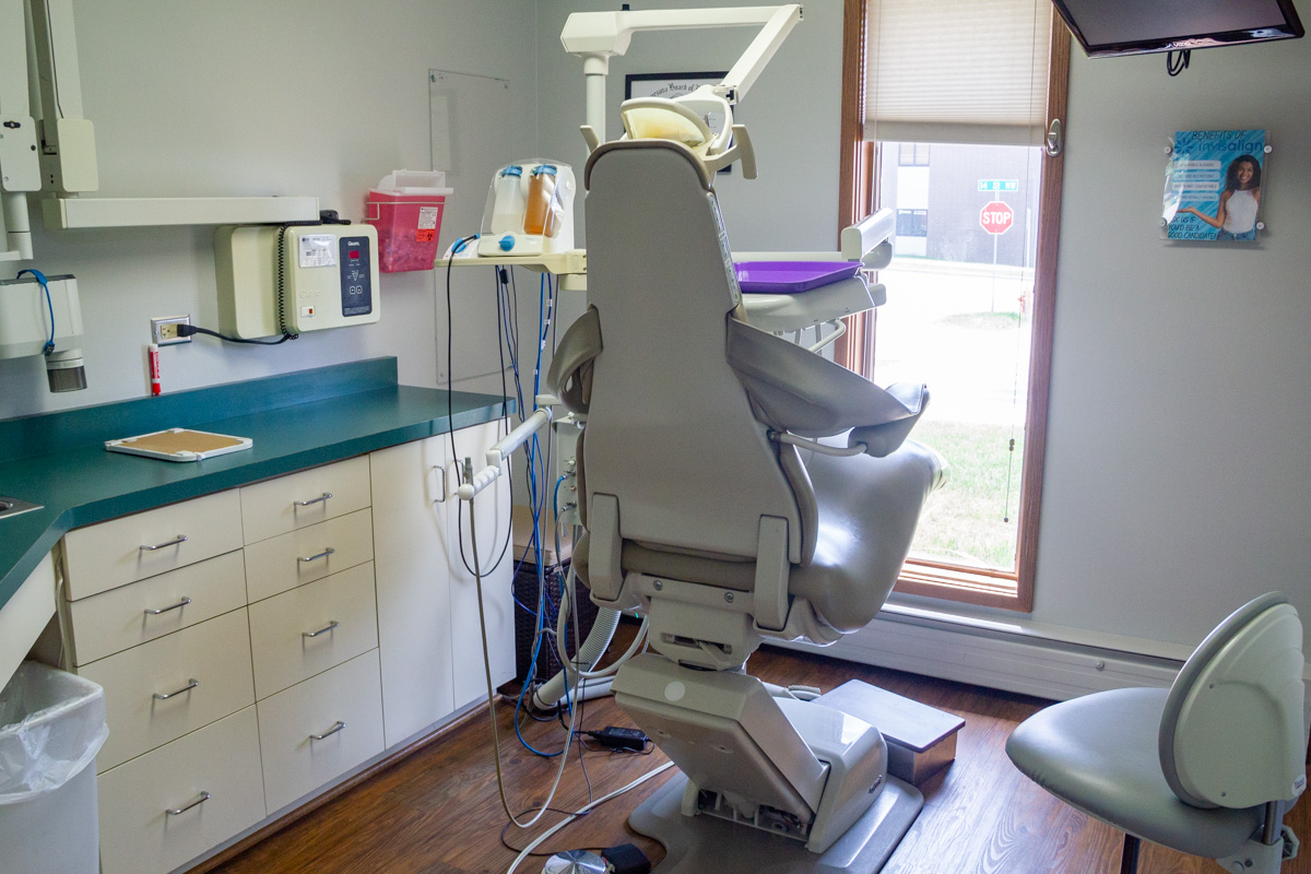 patient exam room at Northwest Dental Group, Rochester, MN 360 Virtual Tour for Dentist