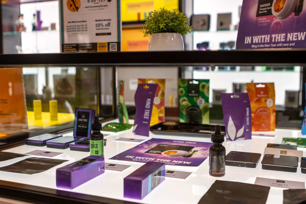 counter display at Apothecarium Dispensary Lodi, NJ 360 Virtual Tour for Cannabis store