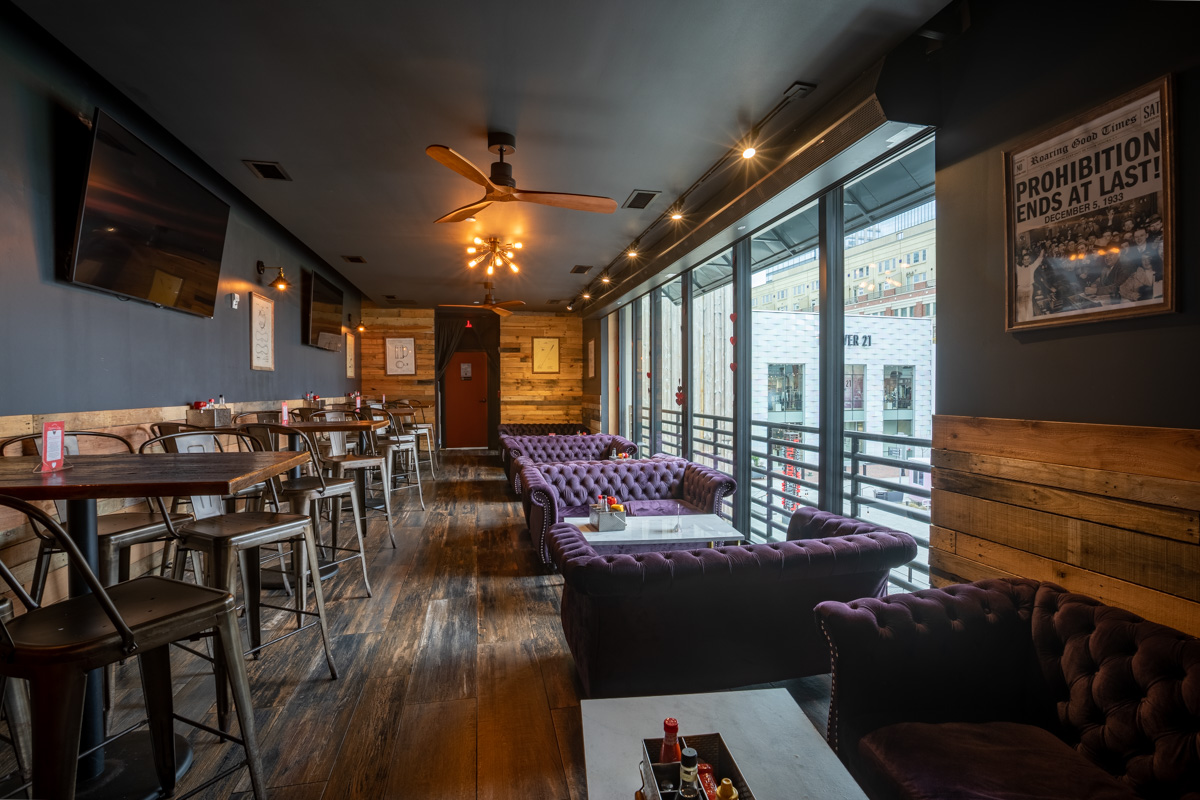 seating at Hobnob Atlantic Station, Atlanta, GA 360 Virtual Tour for American restaurant