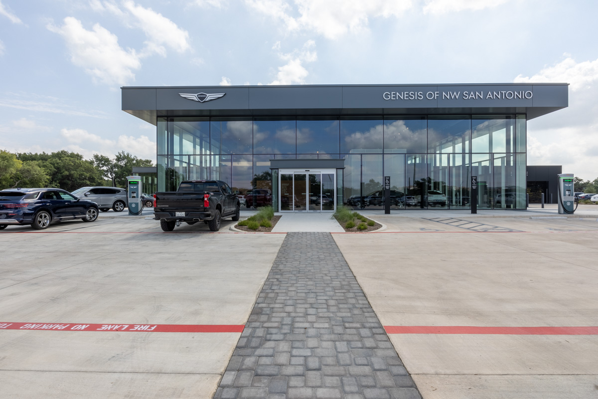 store front of Genesis of Northwest San Antonio, TX 360 Virtual Tour for Car Dealership