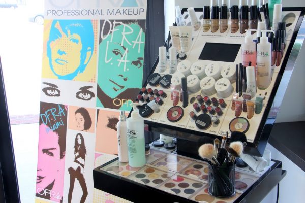 make up display at Shore Beauty School Beautician Training, Egg Harbor Township, NJ