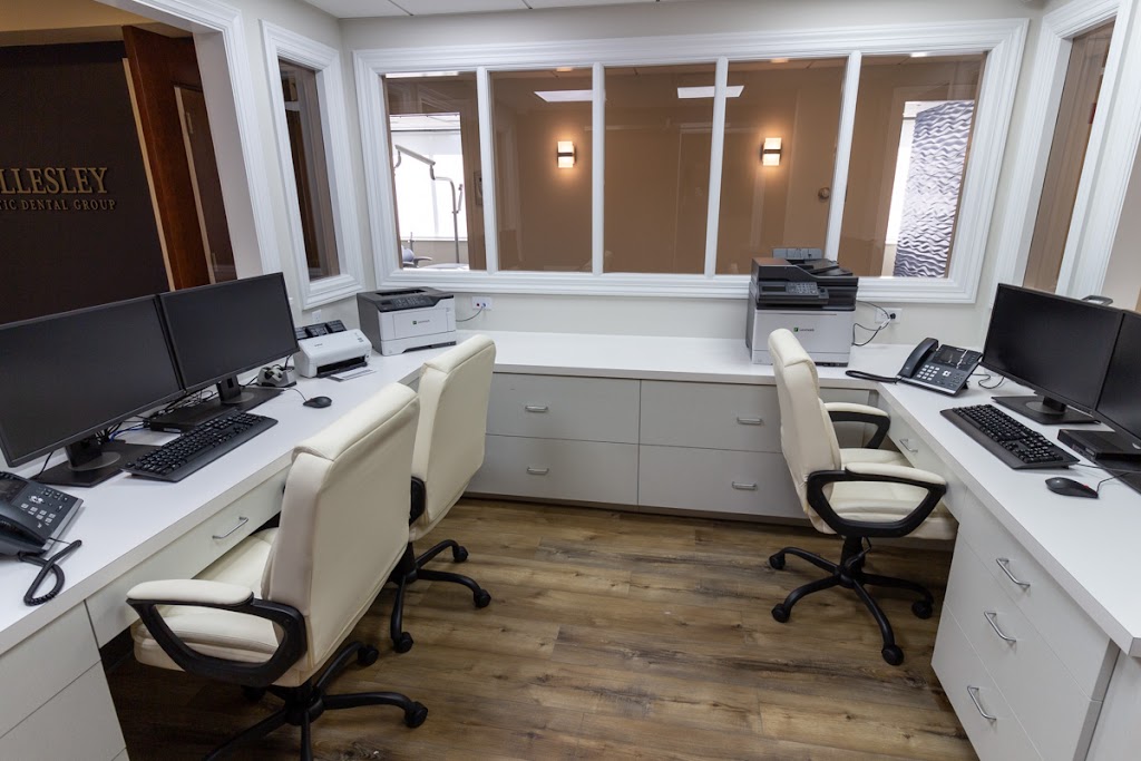 front desk at Wellesley Aesthetic Dental Group, Wellesley, MA 360 Virtual Tour for Dentist