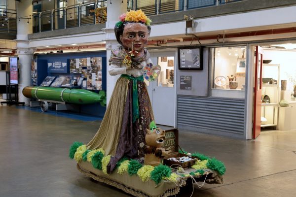 Torpedo Factory Art Center Alexandria, VA Art Center paper mache frida kahlo statue