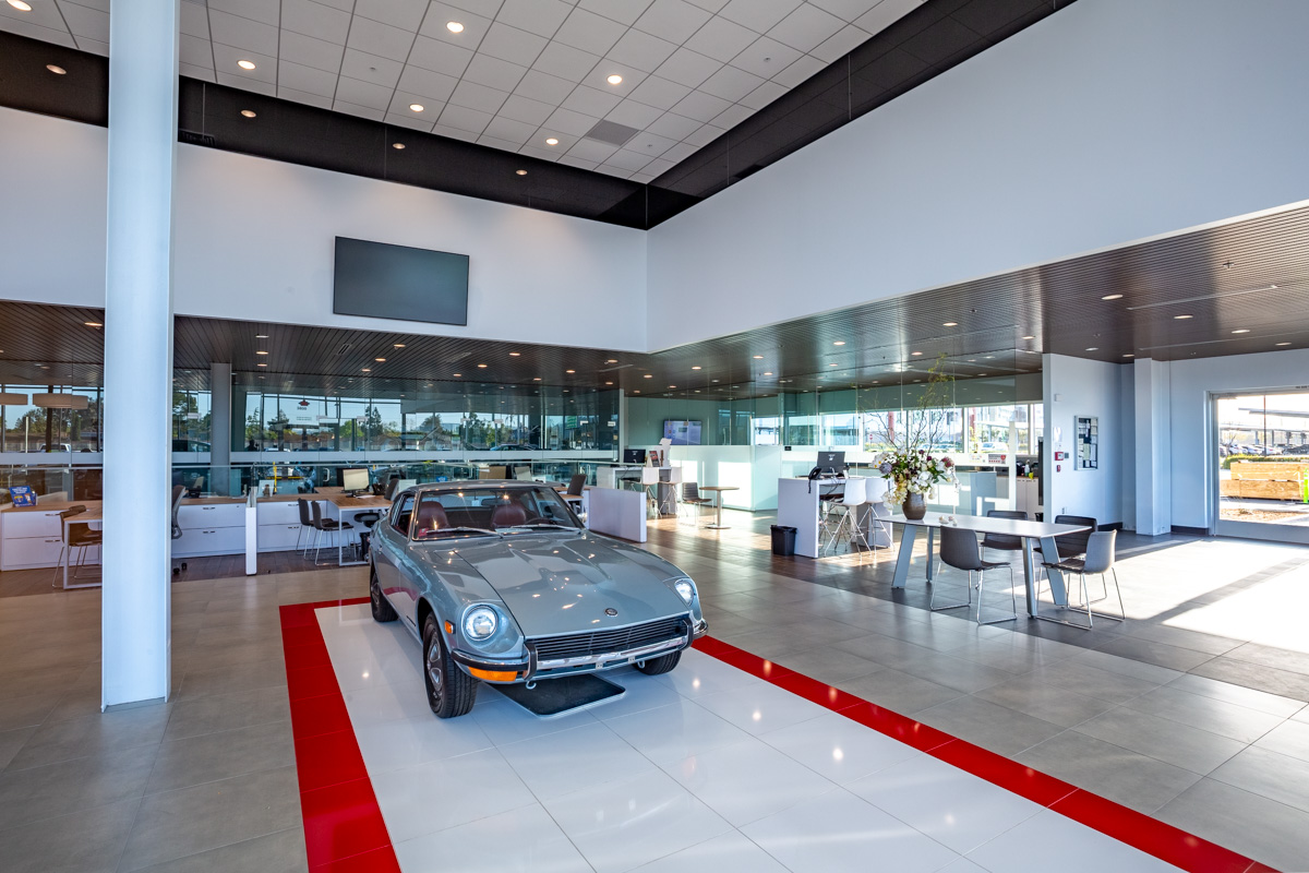 nissan datsun sportscar at Dublin Nissan in Dublin, CA 360 Virtual Tour for Car Dealership