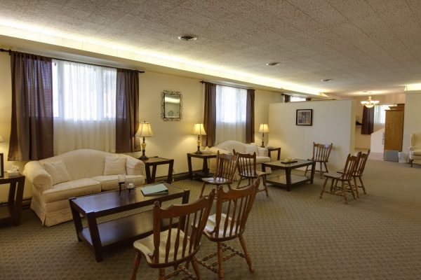 Martin Funeral, Cremation & Tribute Services Funeral Home in Fairgrove, MI waiting area