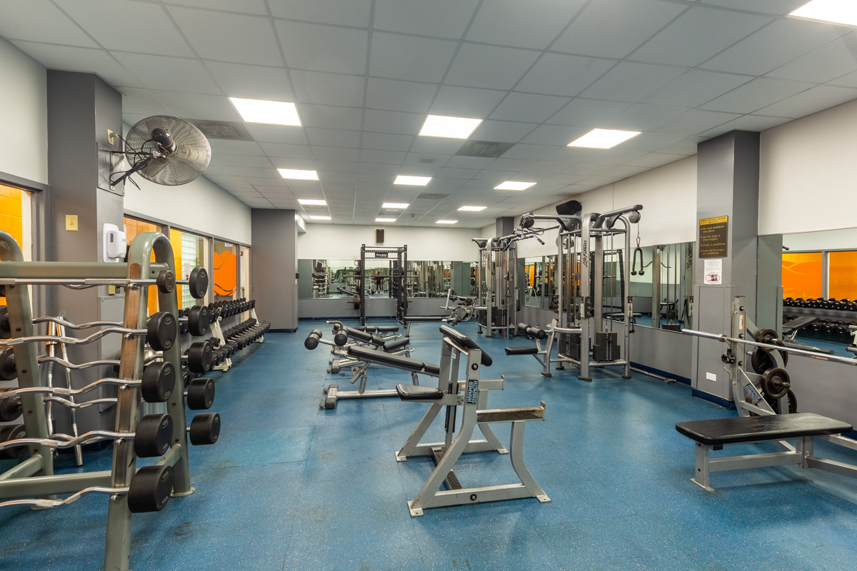 weight lifting room at Gottlieb Center for Fitness, Melrose Park, IL | 360 Virtual Tour for Gym