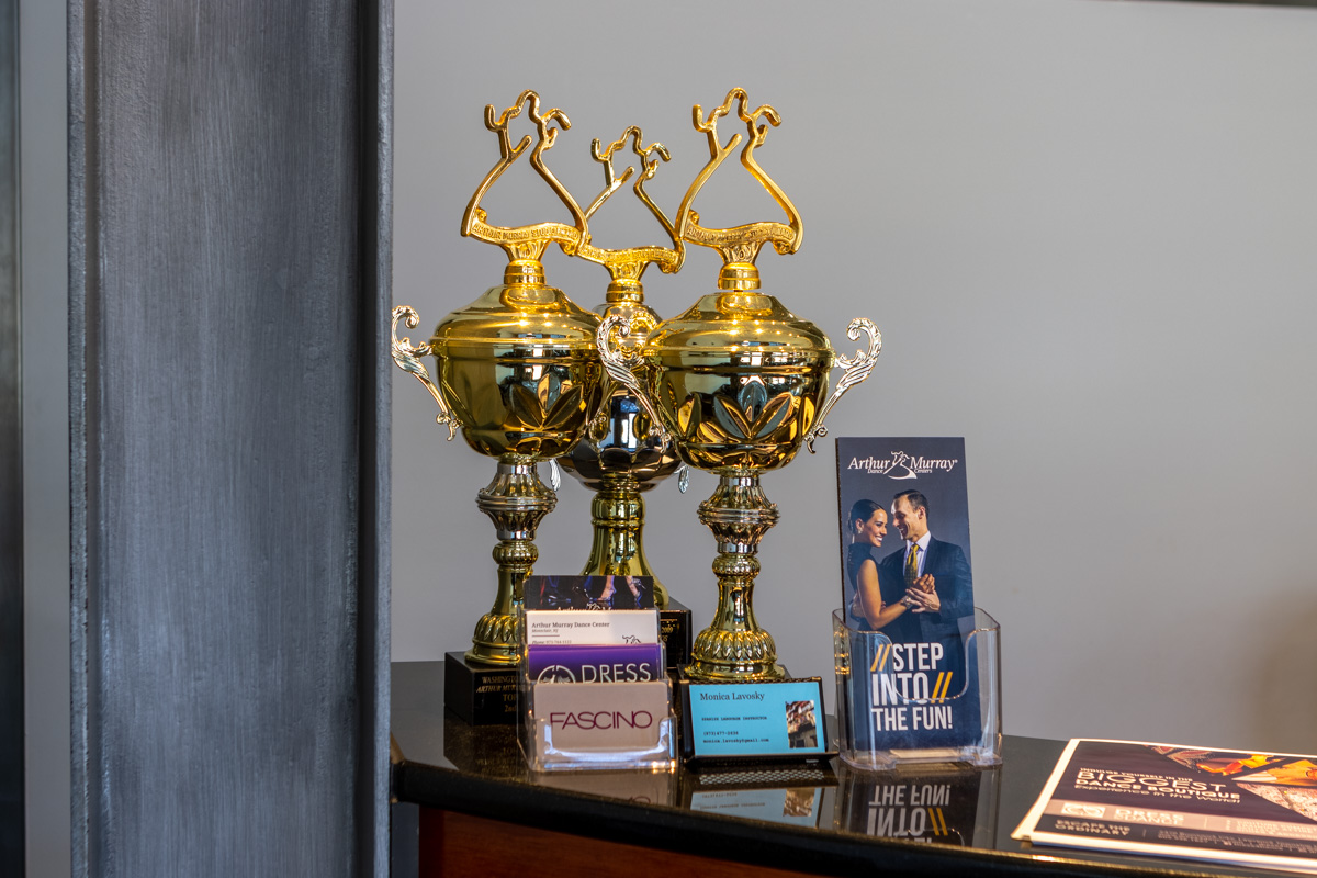 dance trophies for Arthur Murray Dance Studio Montclair, NJ 360 Virtual Tour for Dance school