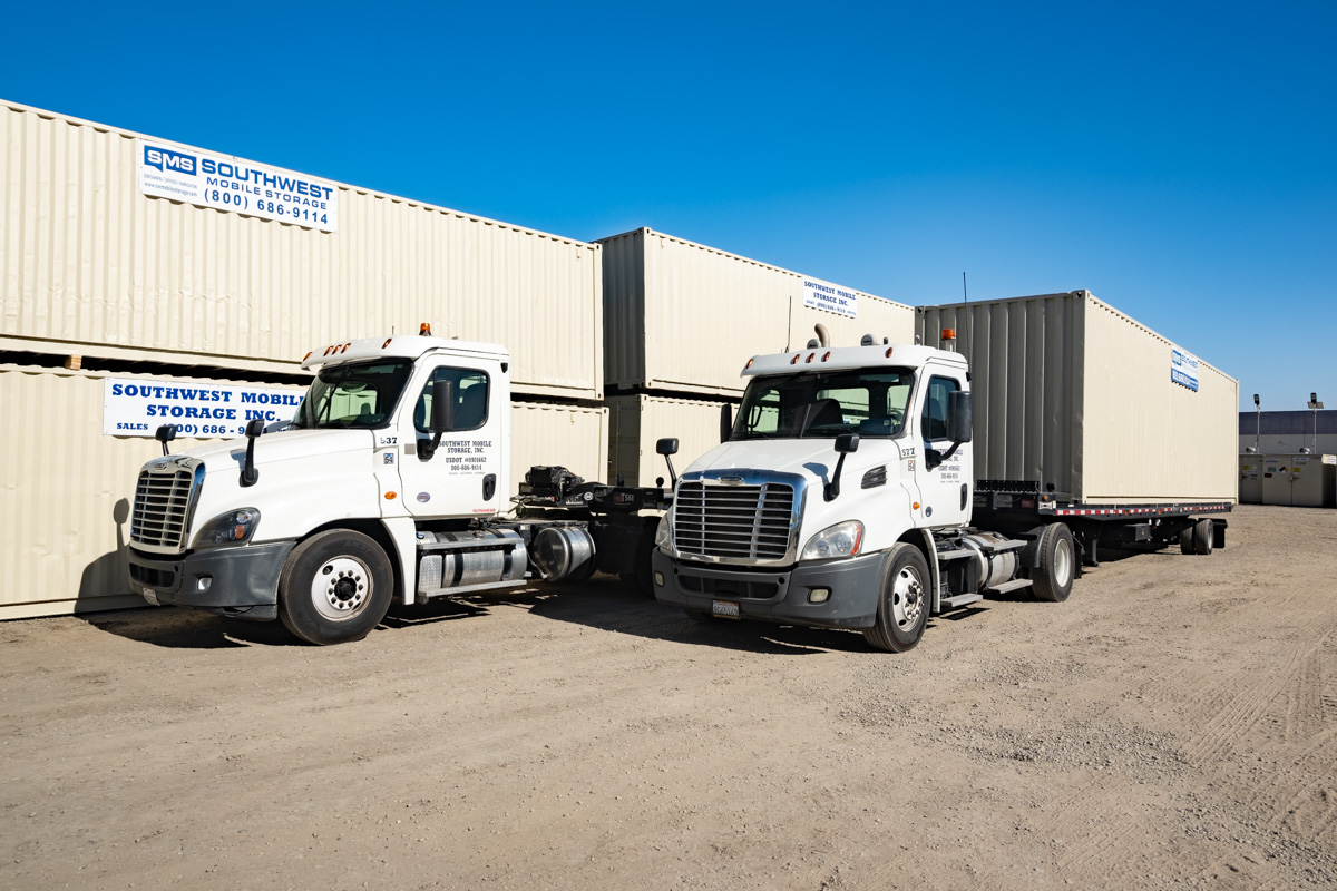 trucks at Southwest Mobile Storage, Rancho Cucamonga, CA 360 Virtual Tour for Container supplier