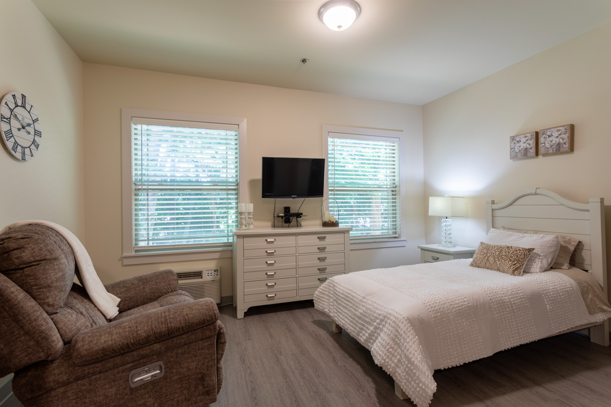 bedroom at The Lodge at Natchez Trace, Nashville, TN 360 Virtual Tour for Assisted living facility