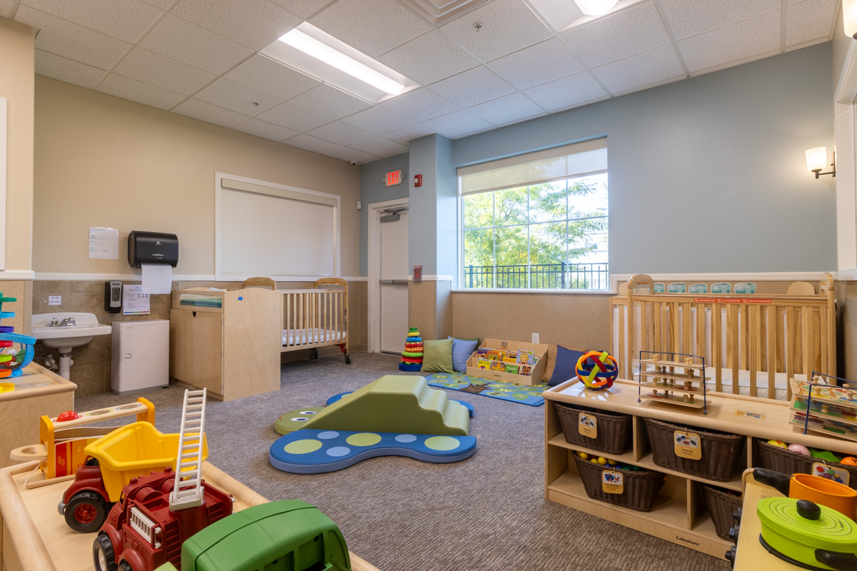 infant room in Lightbridge Academy, Doylestown, PA 360 Virtual Tour for Pre-school Day Care Center