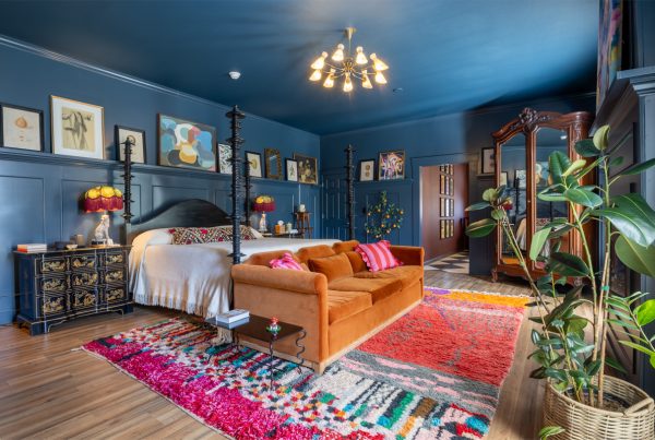 The Temptress bedroom at The Menagerie, Fredericksburg, TX 360 Virtual Tour for Bed & Breakfast