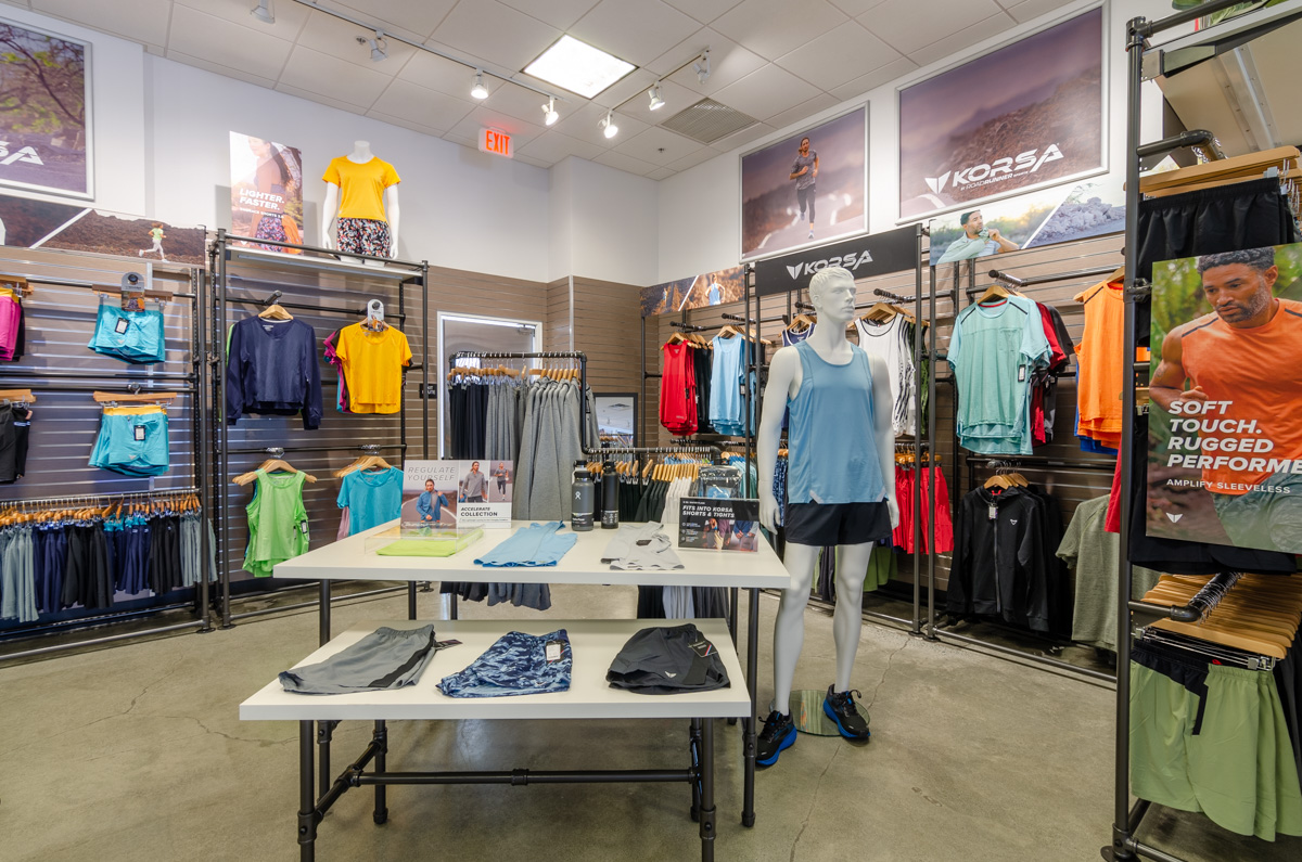 Korsa mens sports wear at Road Runner Sports, Chula Vista, CA 360 Virtual Tour for Running Shoe Store