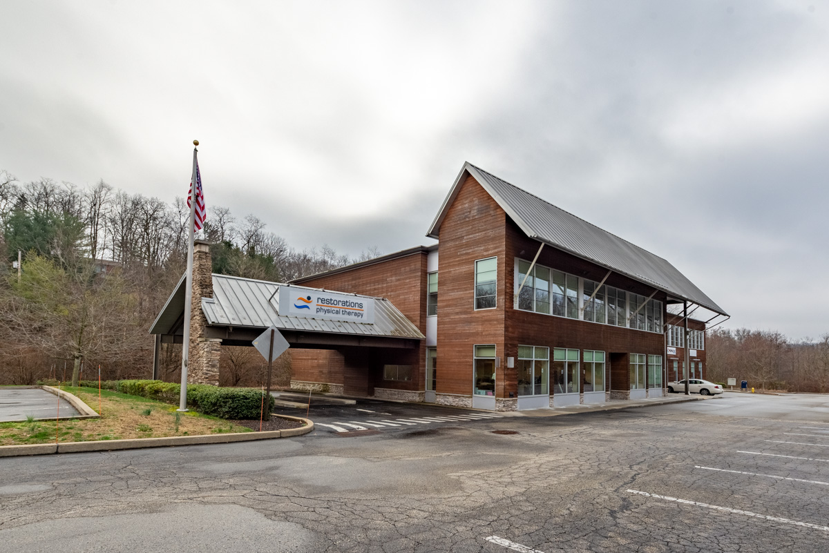 building exterior of Restorations Physical Therapy, Pittsburgh, PA 360 Virtual Tour for Doctor's Office