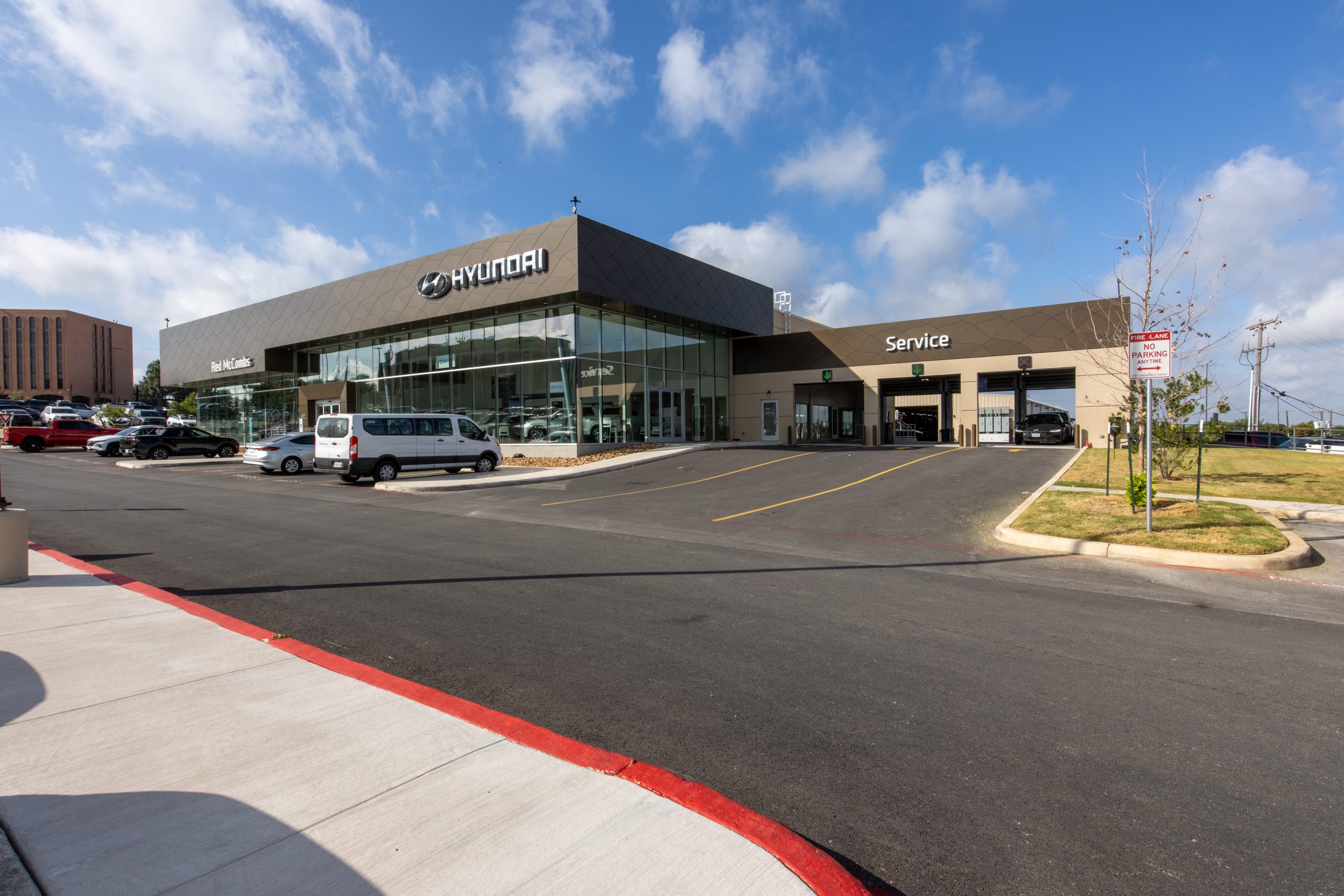 storefront of Red McCombs Superior Hyundai, San Antonio, TX 360 Virtual Tour for Car Dealership