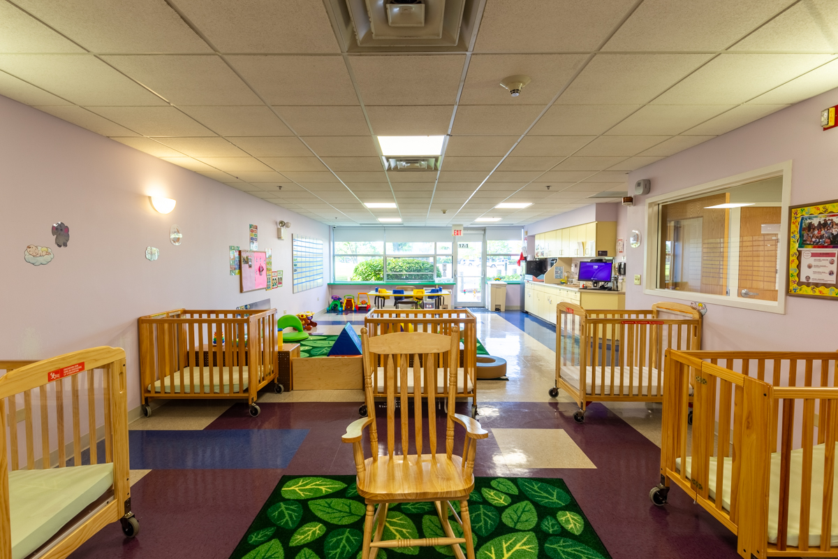 baby cribs at Gottlieb Child Development Center, Melrose Park, IL 360 Virtual Tour for Day Care Center