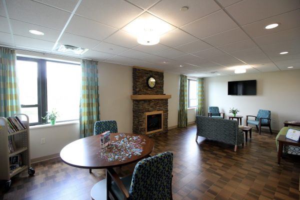 Homestead Rehabilitation and Health Care Center Newton, NJ Rehabilitation Center recreation room