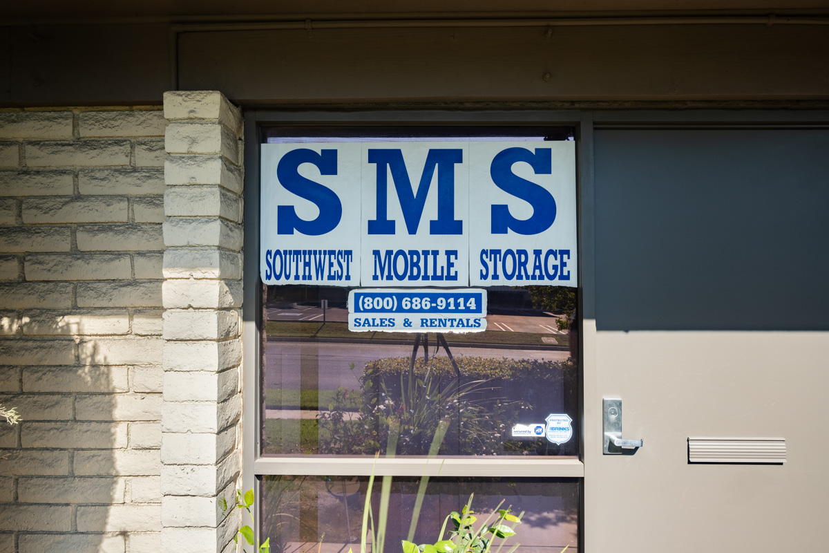 office entrance of Southwest Mobile Storage, Rancho Cucamonga, CA 360 Virtual Tour for Container supplier