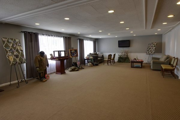 Martin Funeral, Cremation & Tribute Services Funeral Home in Vassar, MI memorial display service room