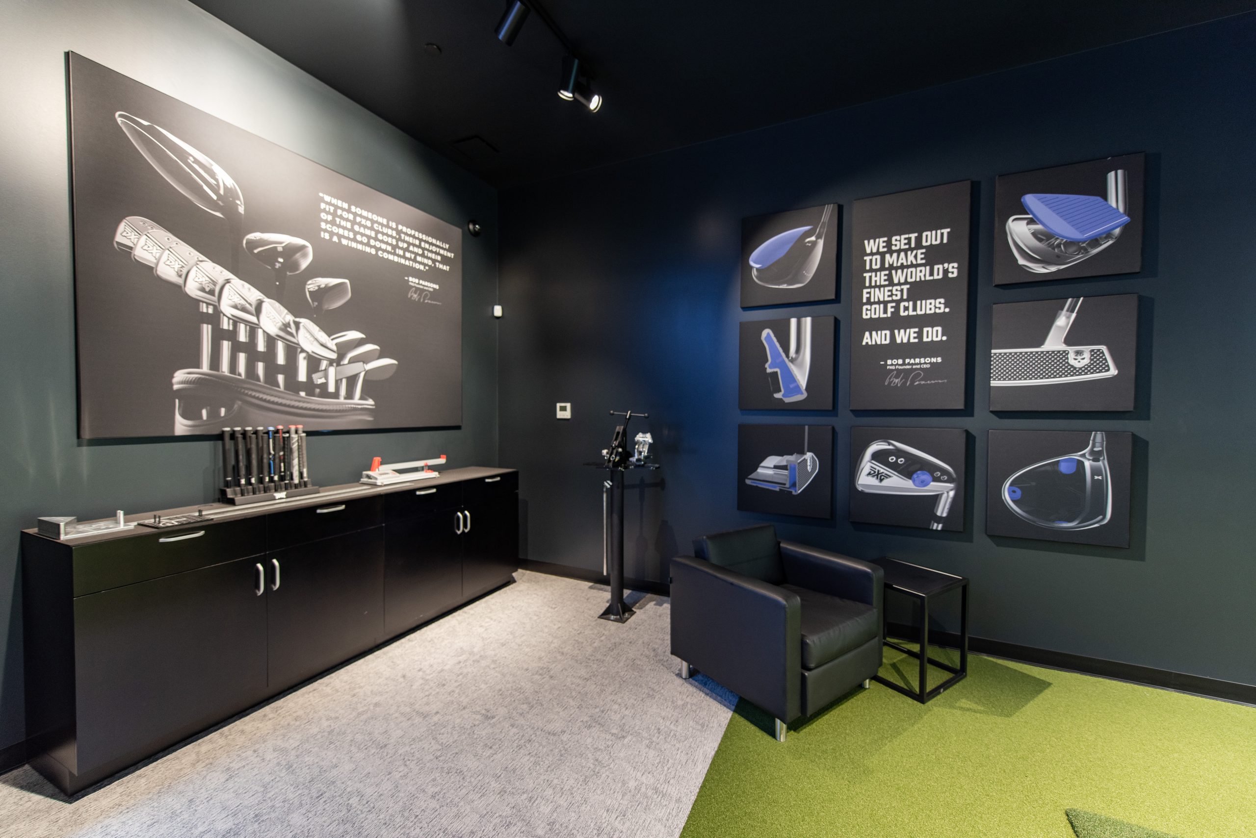 golf club fitting at PXG Orange County, Huntington Beach, CA 360 Virtual Tour for Golf Gear and Apparel