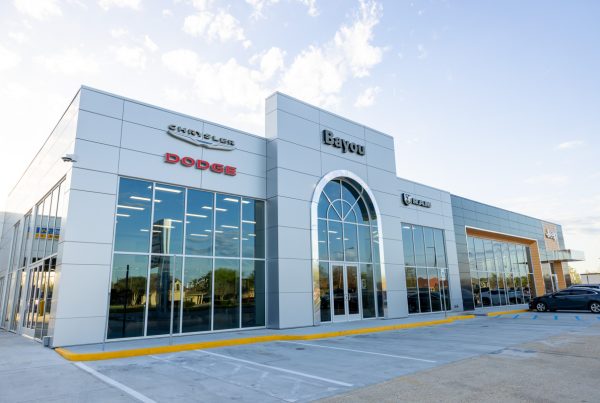 building exterior of Bayou Chrylser Dodge Jeep Ram Cars, Laplace, LA 360 Virtual Tour for Car Dealership