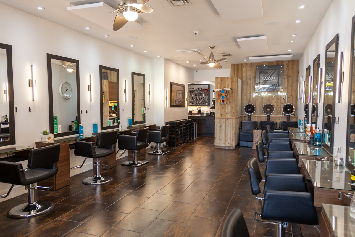 inside Zazou Salon and Academy Lonsdale, North Vancouver, Ontario 360 Virtual Tour for Hairdresser and Beauty Salon