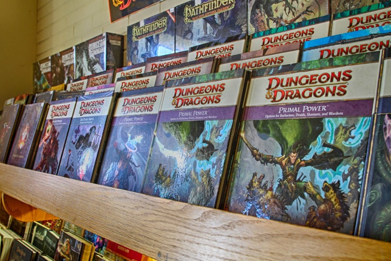 Dungeons and Dragons 4.0 book at Topdeck Games