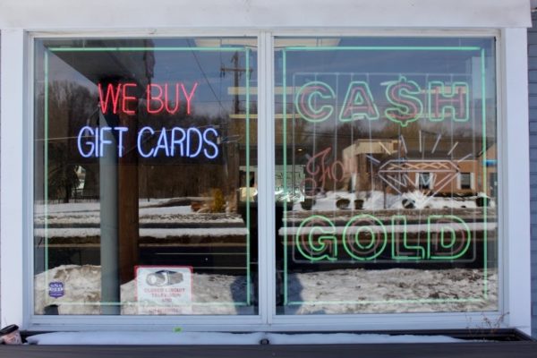 Cash for Gold in Cherry HIll New Jersey Window Promotion