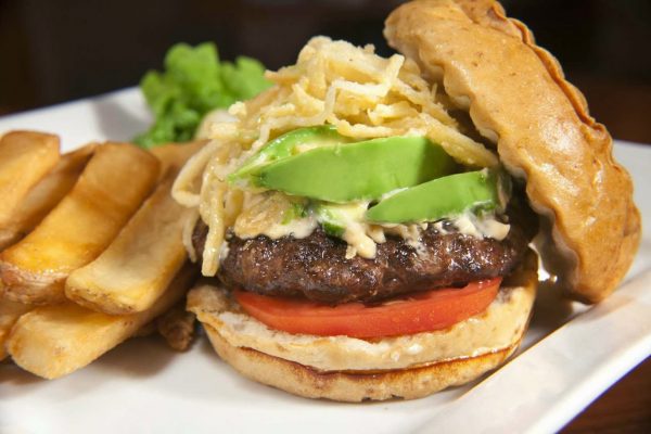 Gusto Grill East Brunswick NJ Burger and Fries Platter