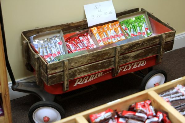 Carole's Candy Corner Penny Candies Novelty's and Gourmet Confections Haddon Heights NJ red radio flyer wagon airheads