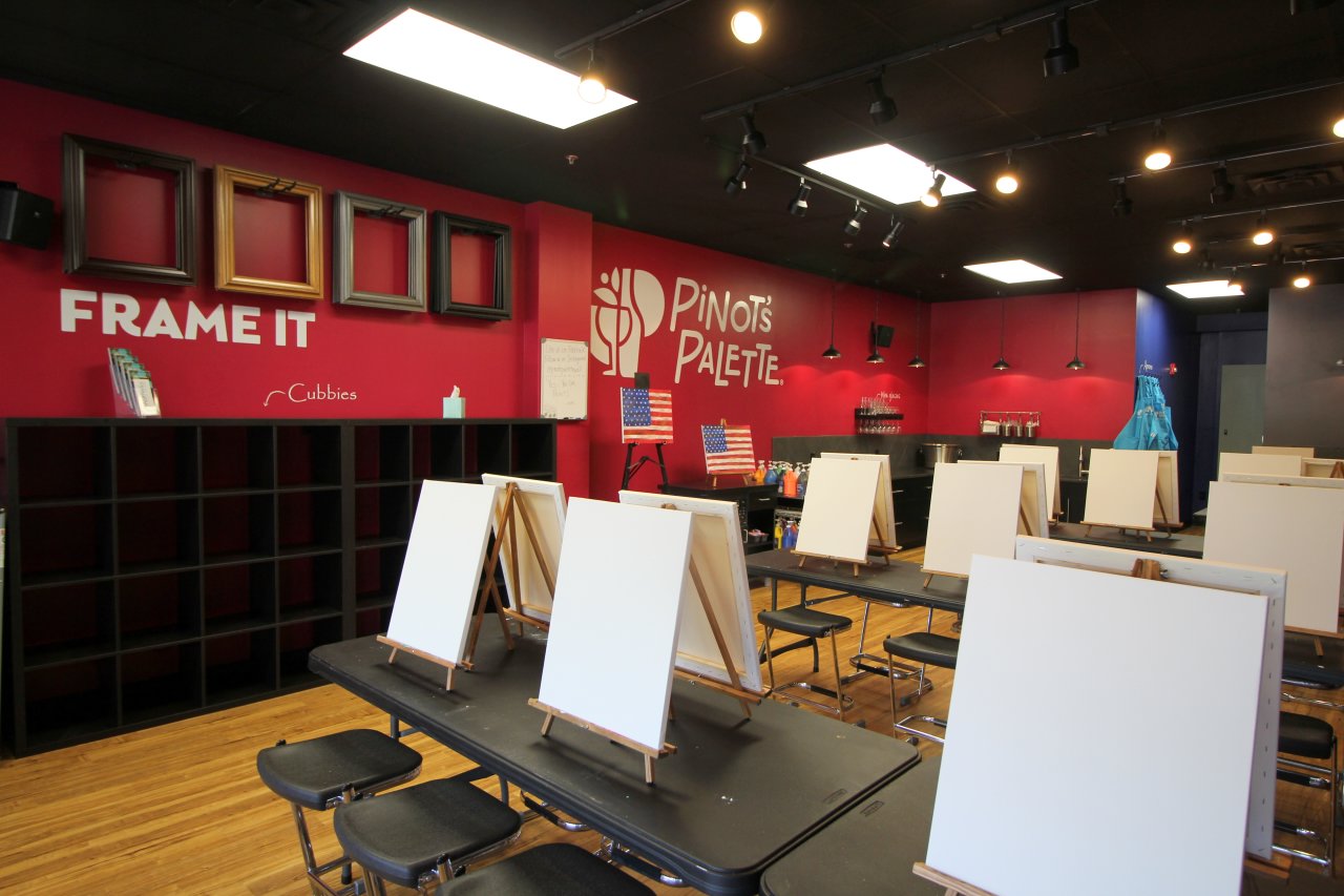 Pinots Palette, Wall Township NJ – See-Inside Wine & Painting