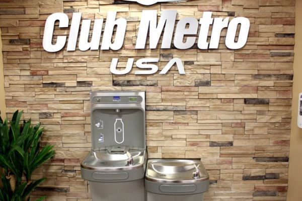 Club Metro USA in Philadelphia PA water fountains