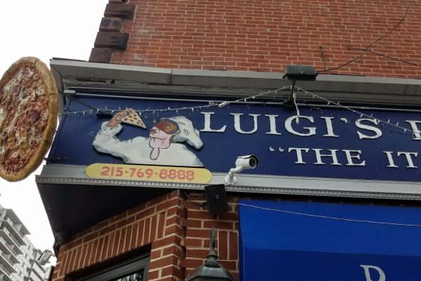 sign Luigi’s Pizza Fresca Philadelphia, PA