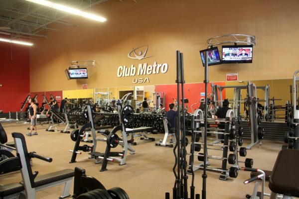 gym machines at Club Metro USA Fitness Center, Freehold, NJ