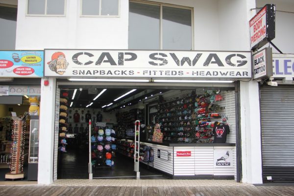 store front of Cap Swag snap back hats Wildwood, NJ