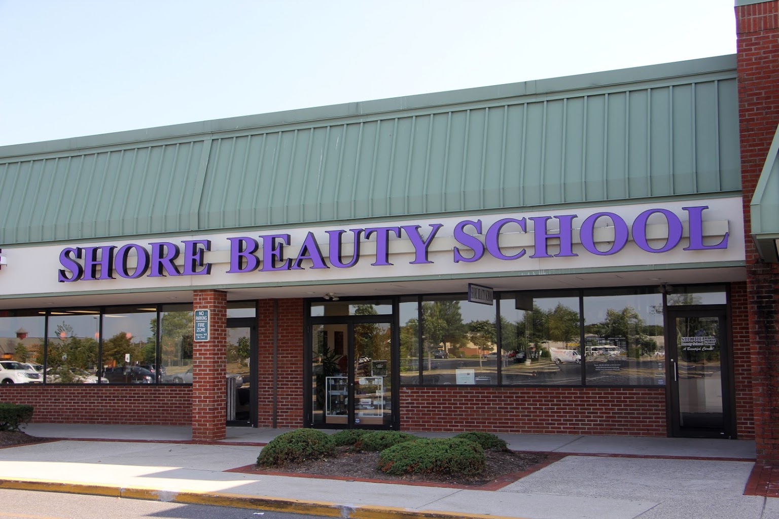 store front of Shore Beauty School Beautician Training, Egg Harbor Township, NJ