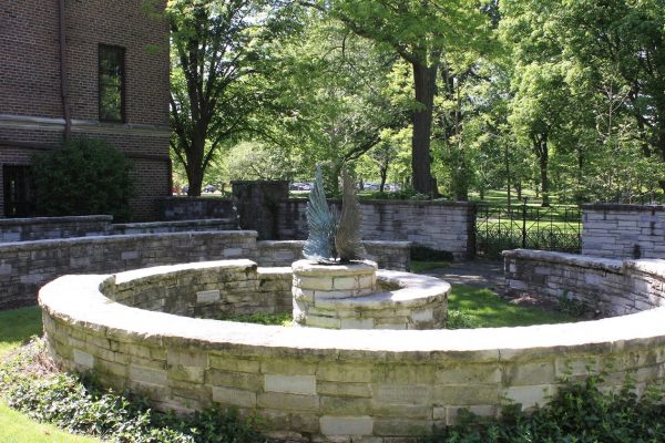 water fountain at Glencoe Union Church – Glencoe, IL