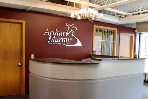 Arthur Murray Dance Studio Minneapolis MN front desk logo