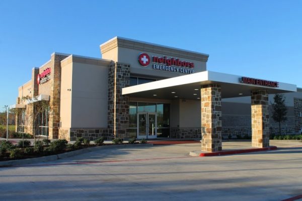 Neighbors Emergency Center Copperfield Houston TX front entrance urgent care store front