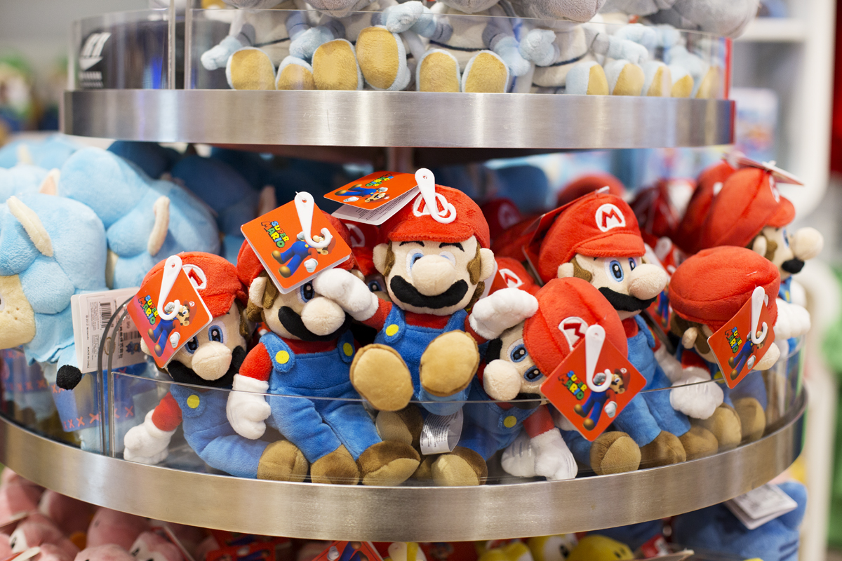 The Nintendo store is located at 10 Rockefeller Center in midtown