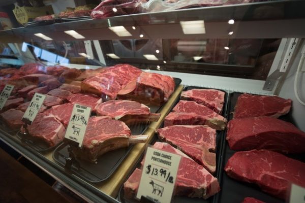 PRIMAL Your Local Butcher Clifton Park, NY porterhouse steak cut meat display