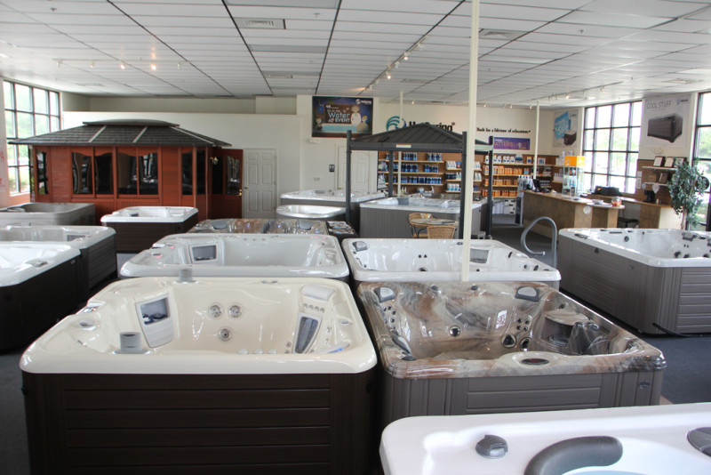 Spring Dance Hot Tubs Exton PA floor room Google Business View