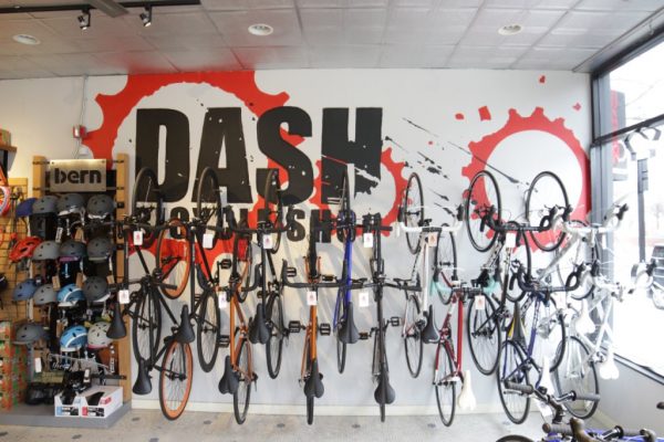 DASH Bicycle Shop Providence RI bike wall mount
