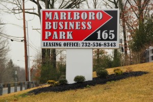 Marlboro Business Park Morganville NJ office space leasing sign