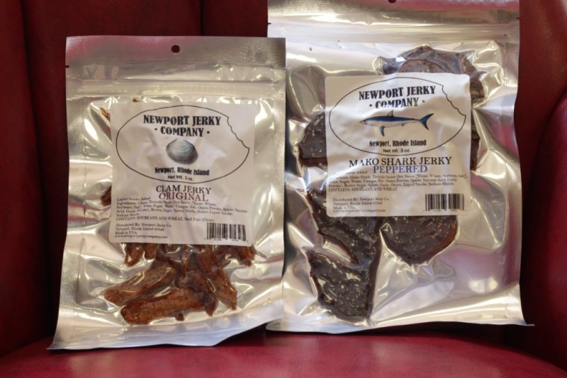 Newport Jerky Company Newport RI clam jerky mako shark jerky Google